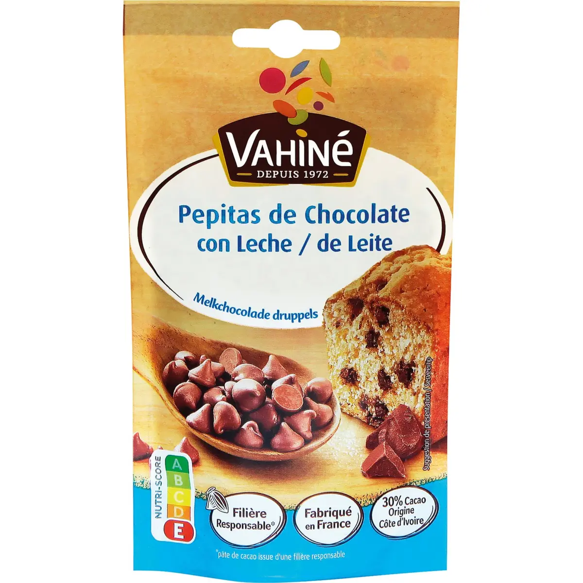 Pepitas Chocolate con Leche Vahiné