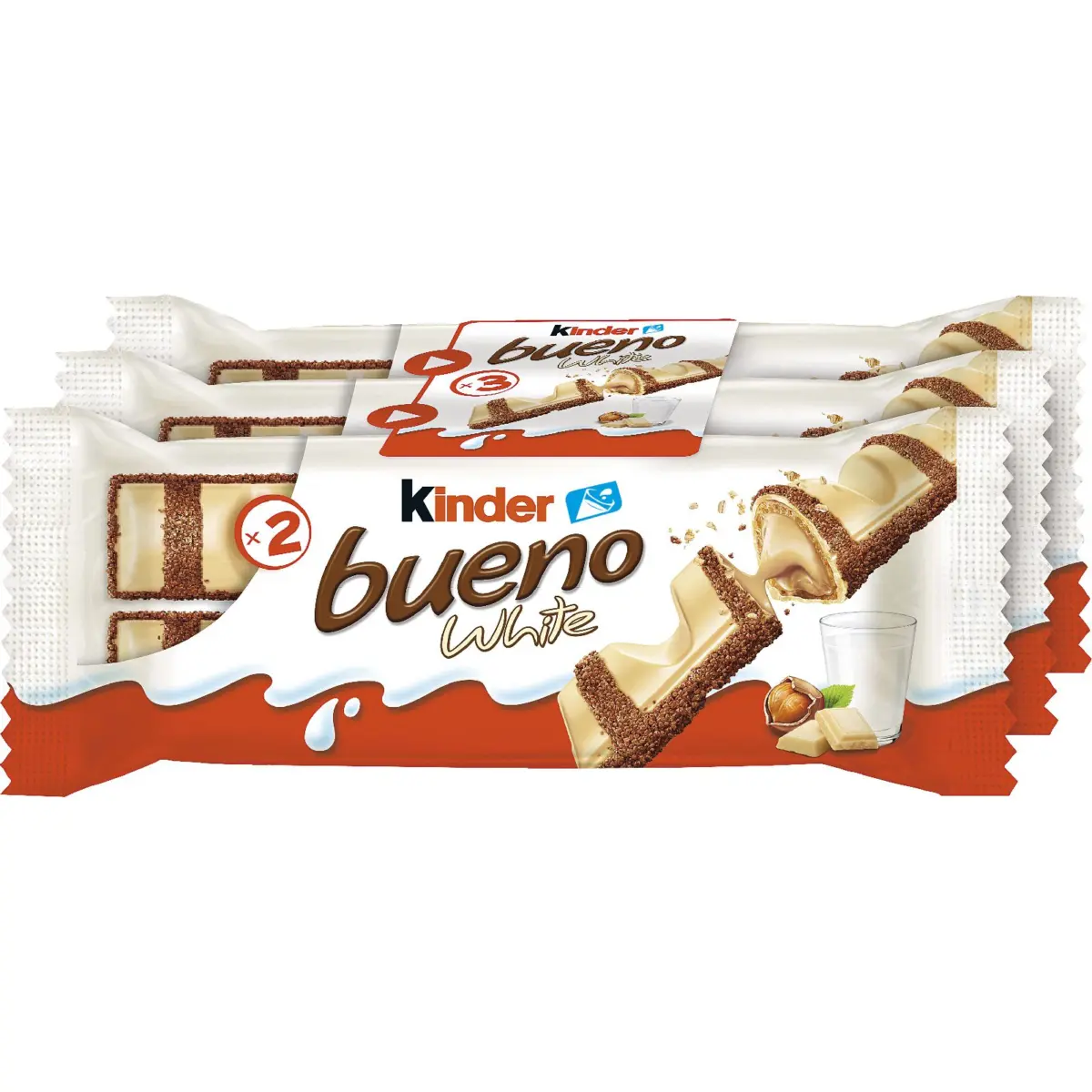 Kinder Bueno White, упаковка 3 шт.