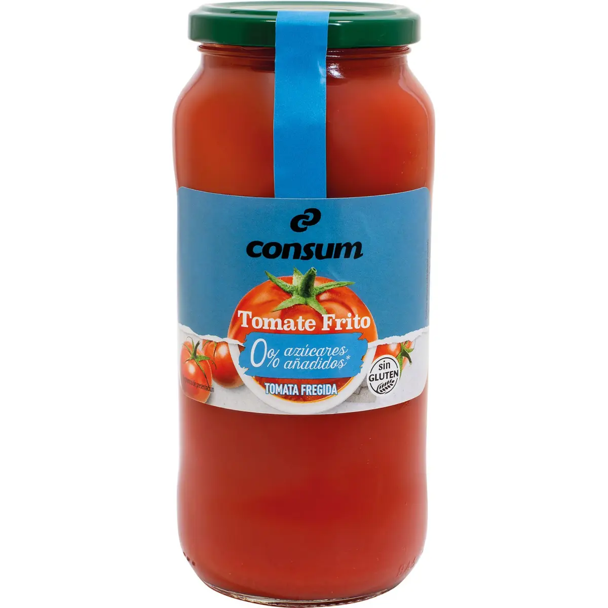 Sauce tomate sans sucres ajoutés, bocal Consum