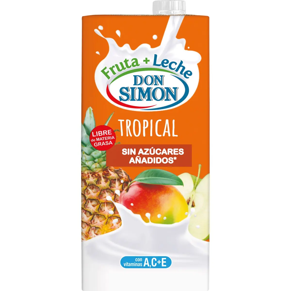 Tropical-flavoured fruit and milk drink Zero Don Simon