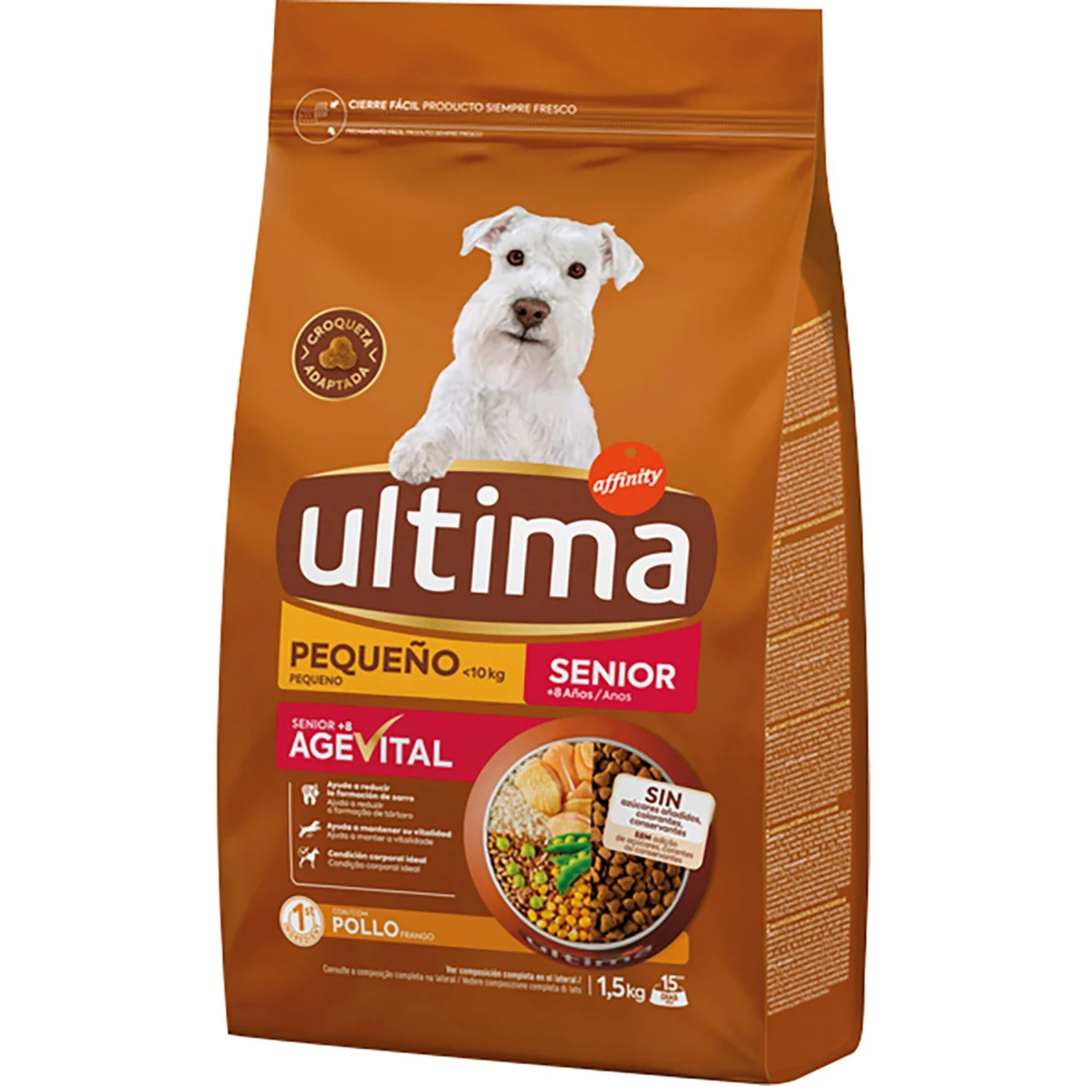 Comida Seca Perro Mini Senior Ultima