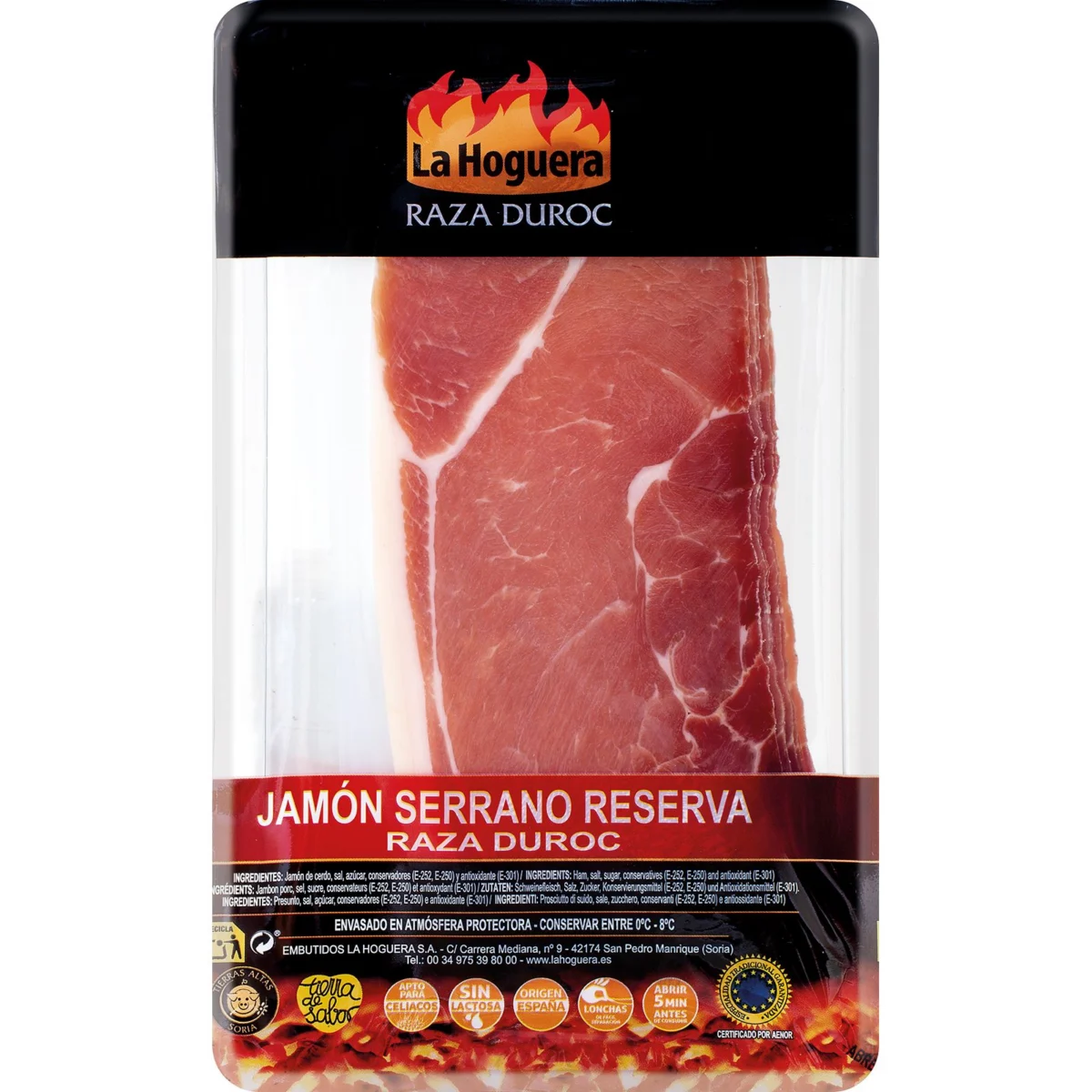 Pernil serrà Duroc a talls La Hoguera