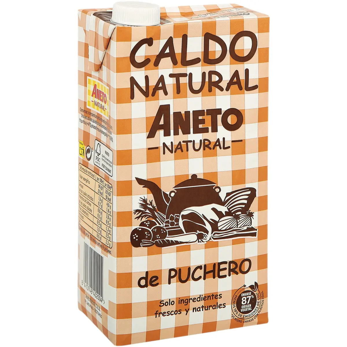 Natural puchero broth Aneto