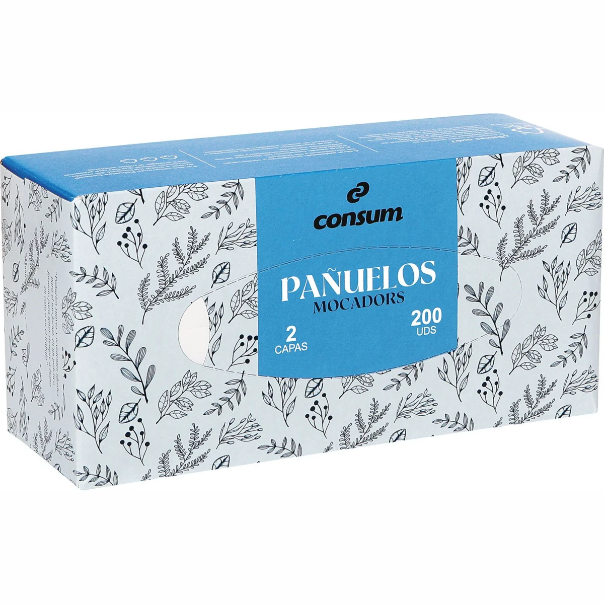 Mocadors facials de dues capes Consum