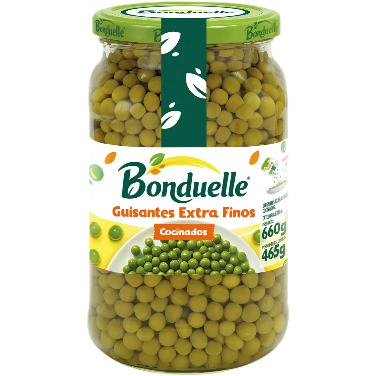 Petits pois extra-fins en bocal Bonduelle