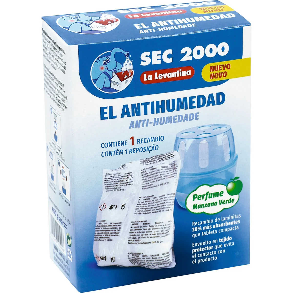 Moisture absorber device refill La Levantina
