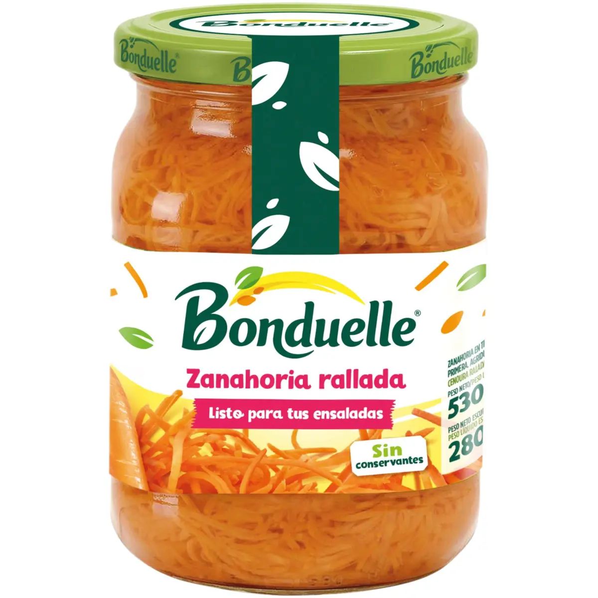 Pastanaga ratllada, pot Bonduelle