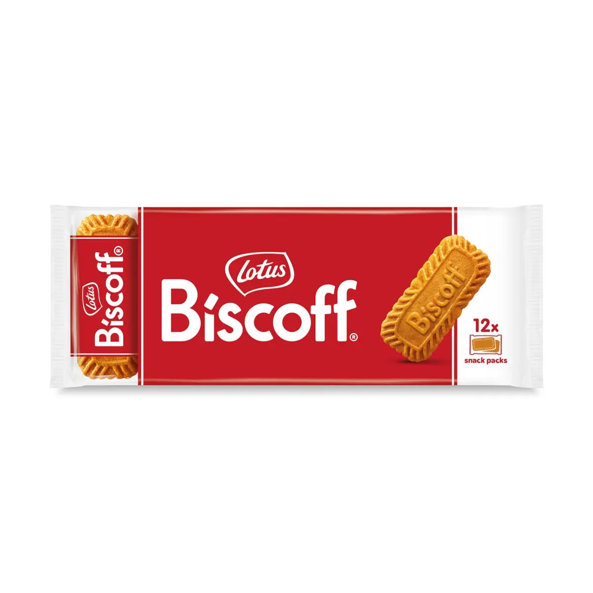 Biscuits caramélisés Lotus Biscoff, 12 sachets de 2 pièces