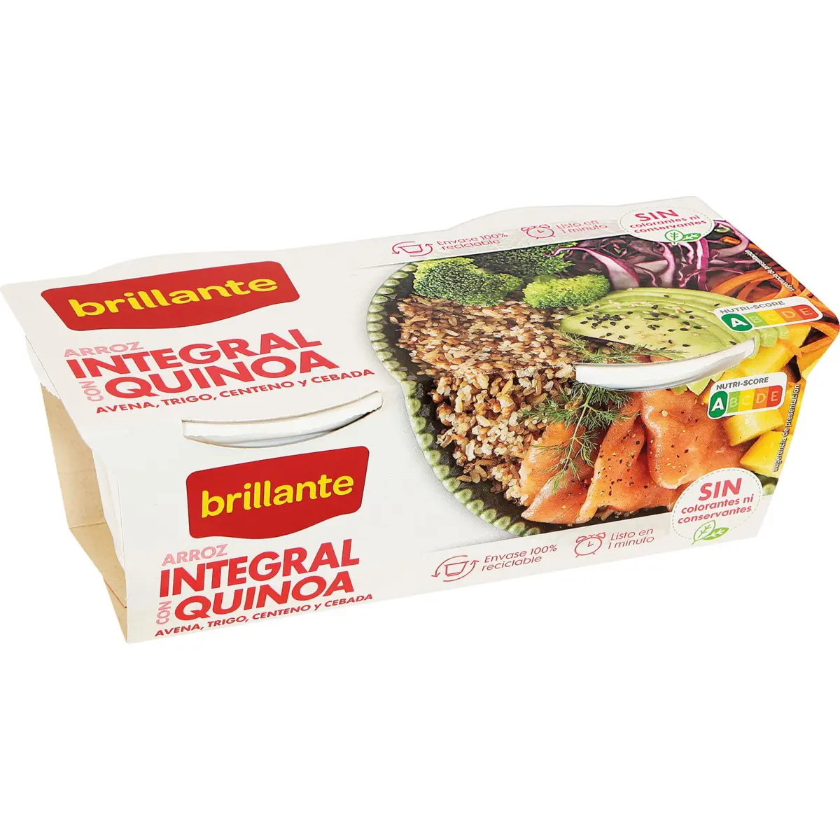 Riz complet au quinoa, lot de 2 Brillante