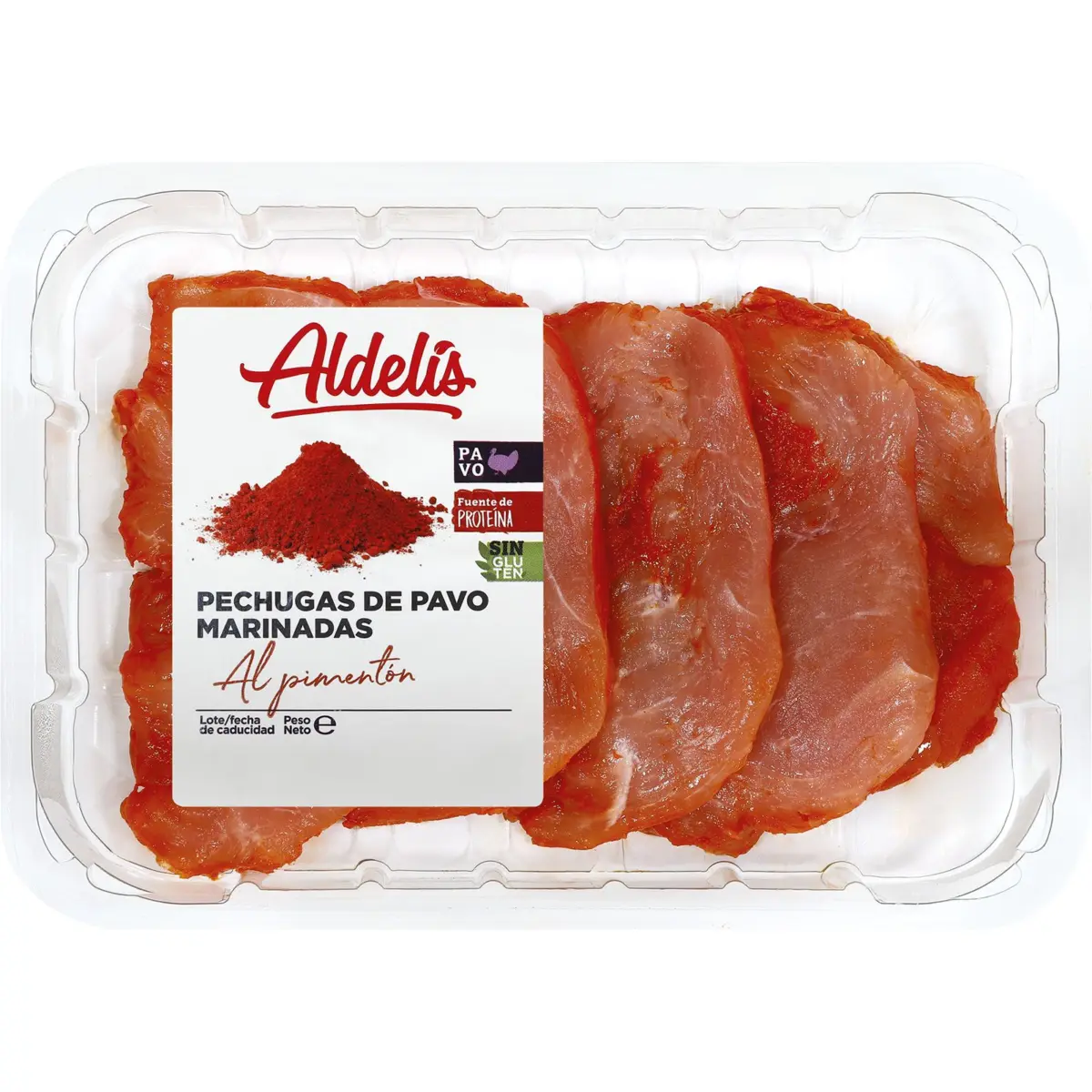 Mit Paprika marinierte Putenbrust Aldelis