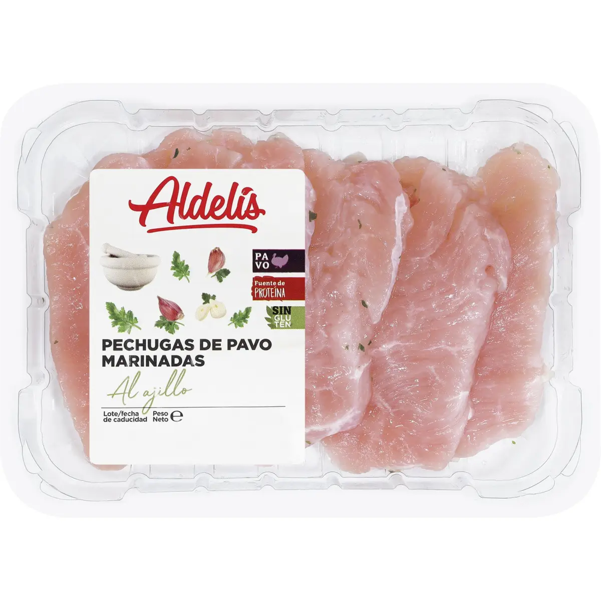 Blanc de dinde mariné à l’ail Aldelis