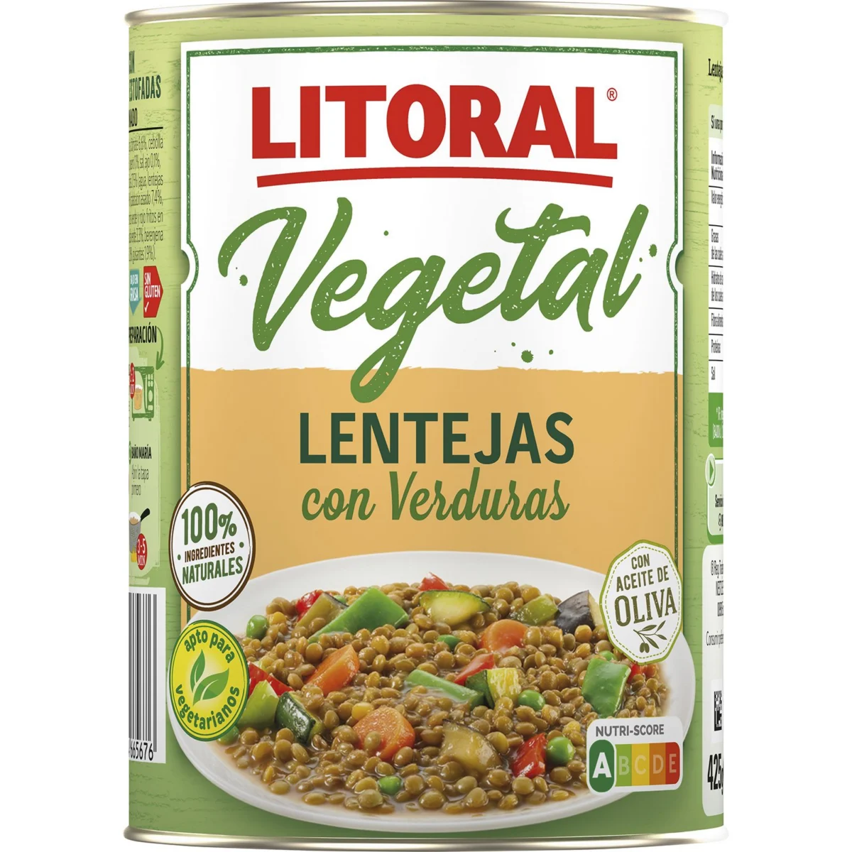 Linsen mit Gemüse Litoral