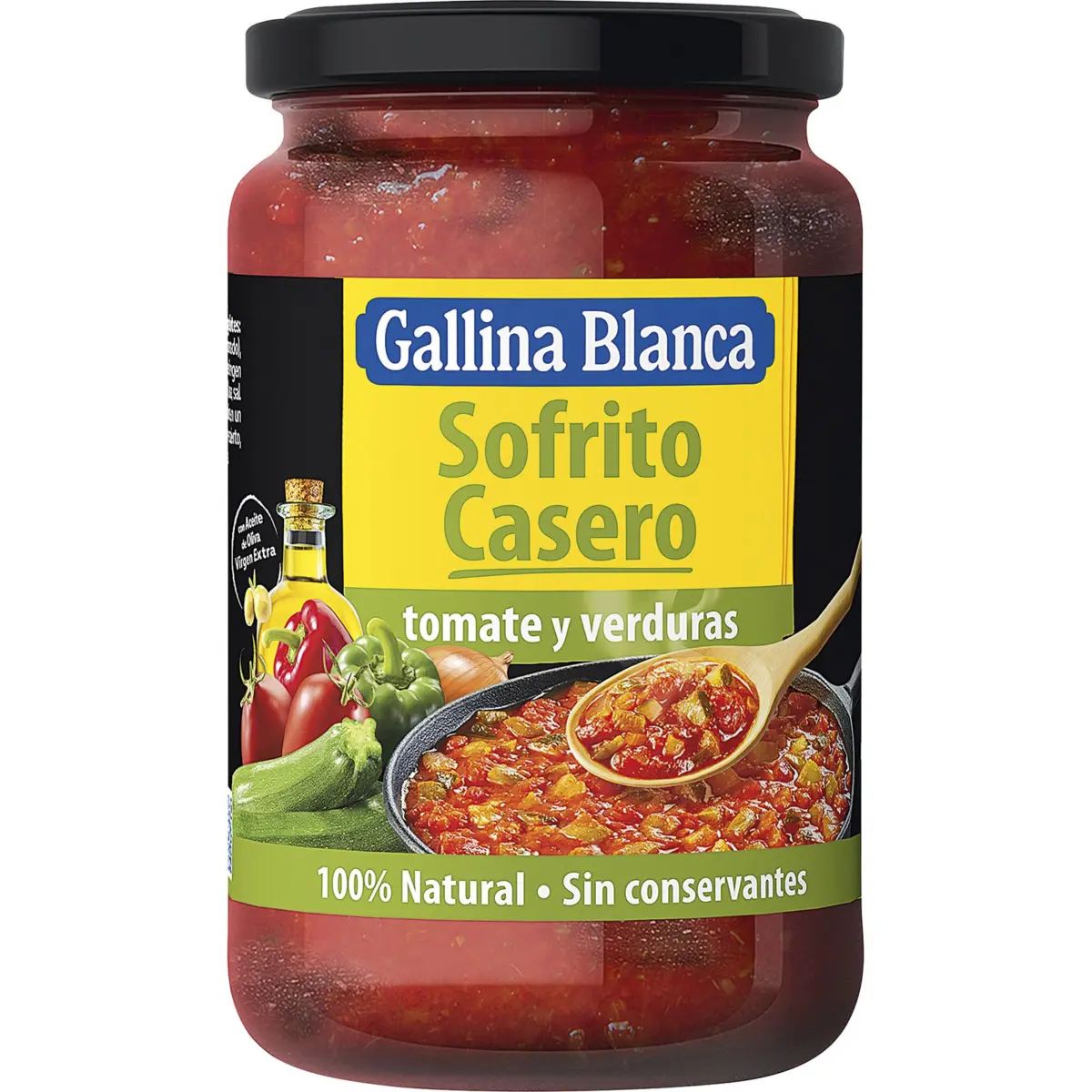 Sofrito de Tomate y Verduras Frasco G.blanca