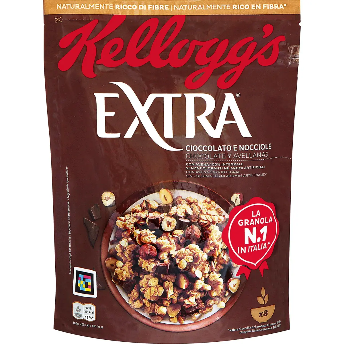 Muesli amb xocolata Extra Crujiente Kellogg's
