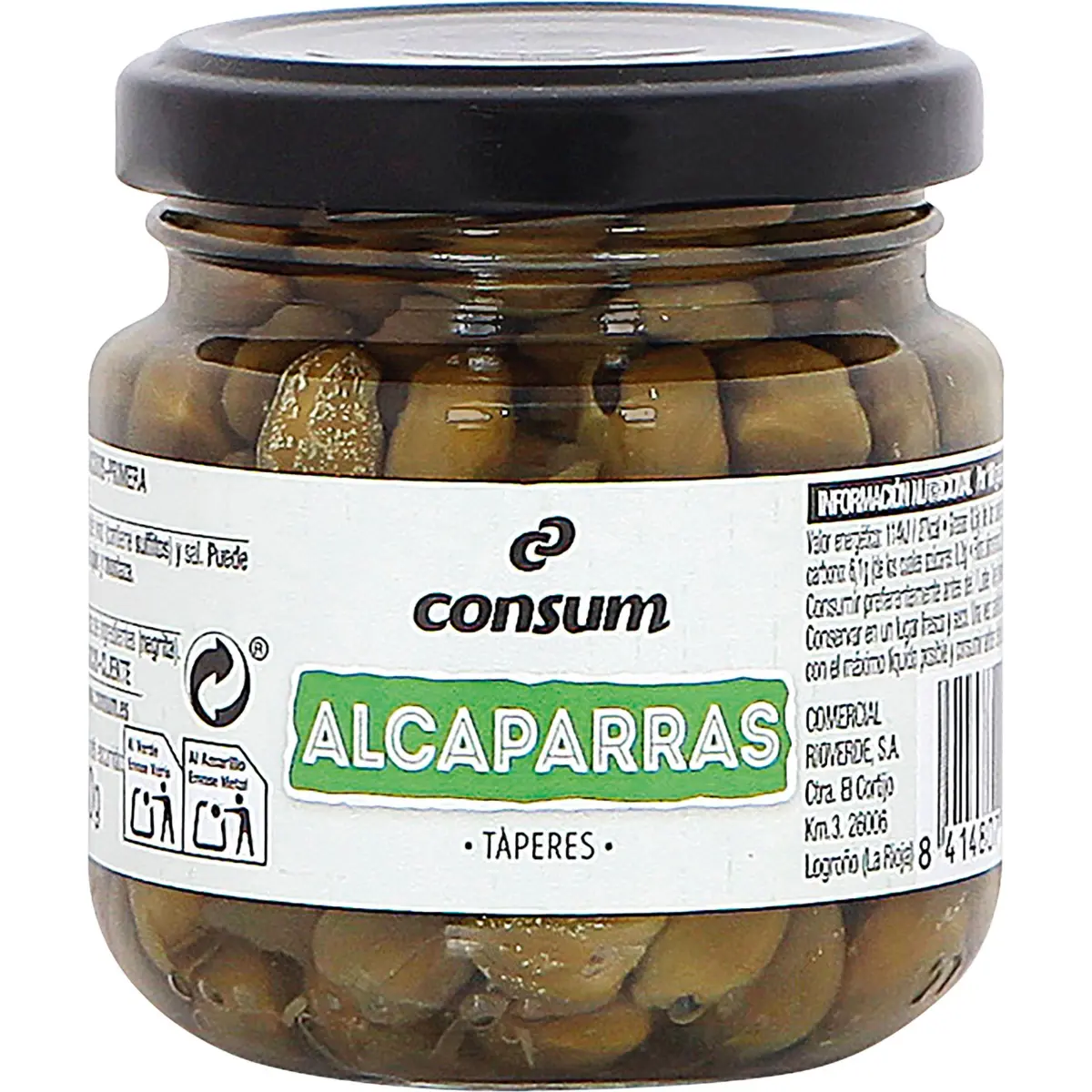 Alcaparras en Vinagre Tarro Consum