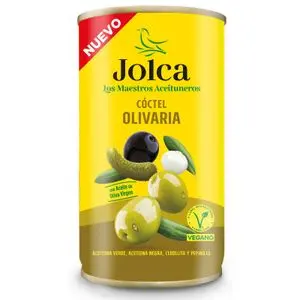 Суміш зелених і чорних оливок, цибульок і корнішонів Jolca