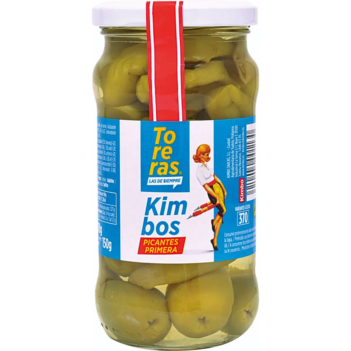 Olives au piment, bocal Toreras