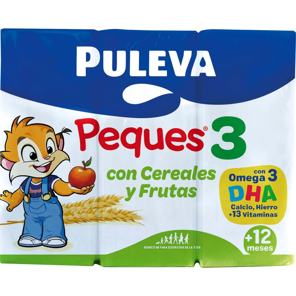 Préparation lactée Peques3 aux céréales et aux fruits Puleva
