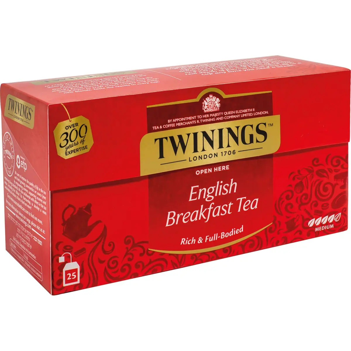 Te English Breakfast 25 bossetes Twinings