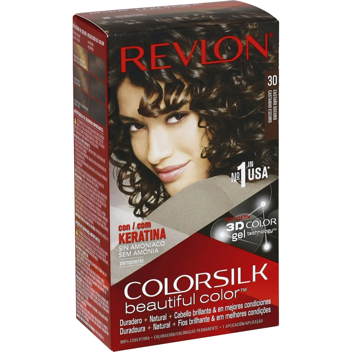 Tint castany fosc núm. 30 Colorsilk