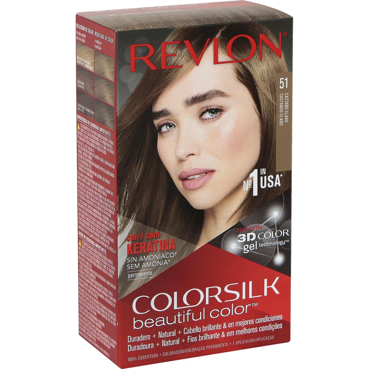 Tint castany clar núm. 51 Colorsilk