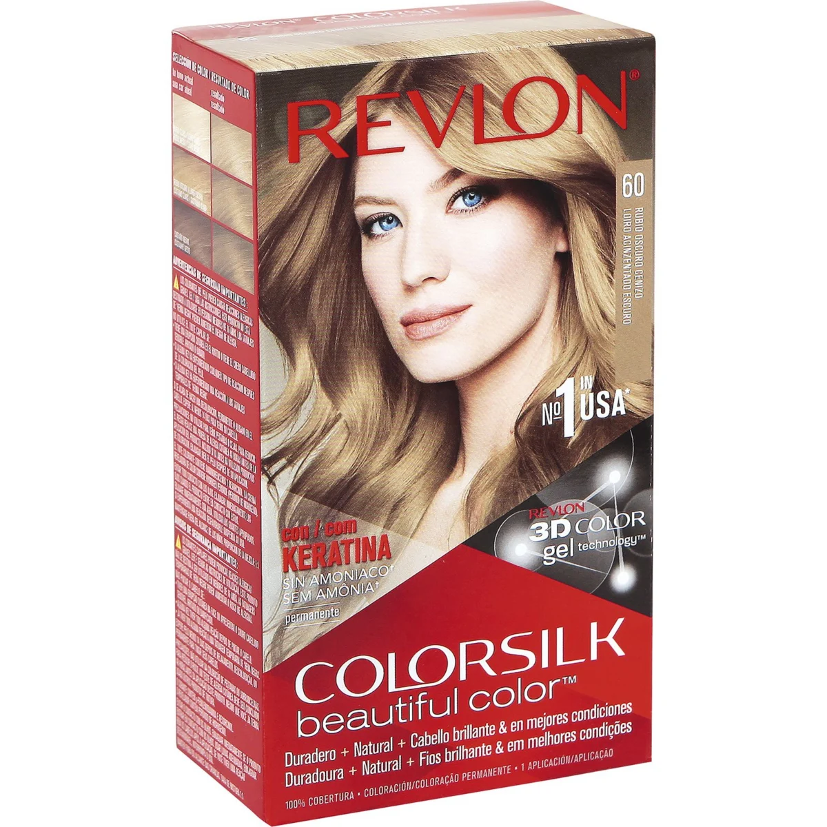 Tint per als cabells Ros fosc cendra Nº60 Colorsilk