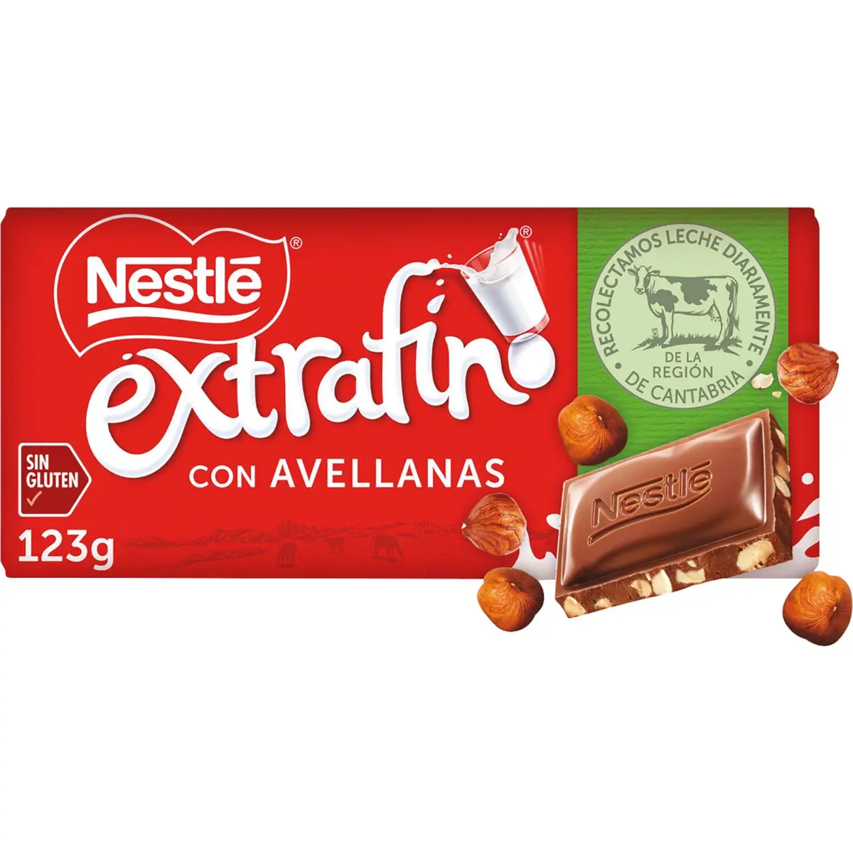 Xocolata extrafina amb avellanes Nestle