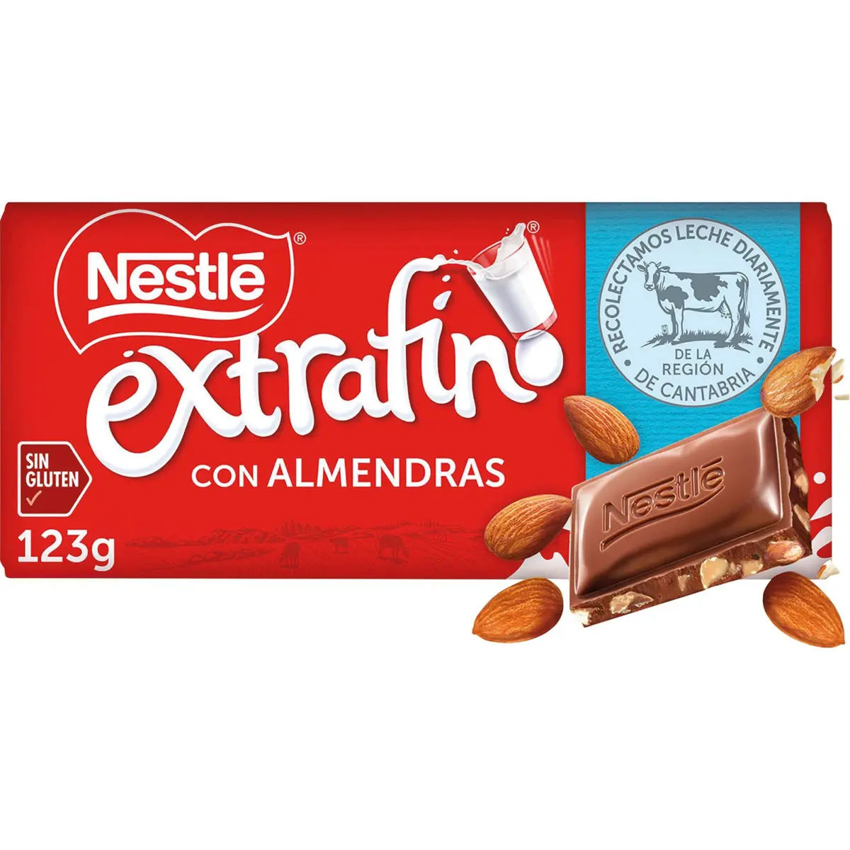 Extra fine chocolate with almonds Nestle