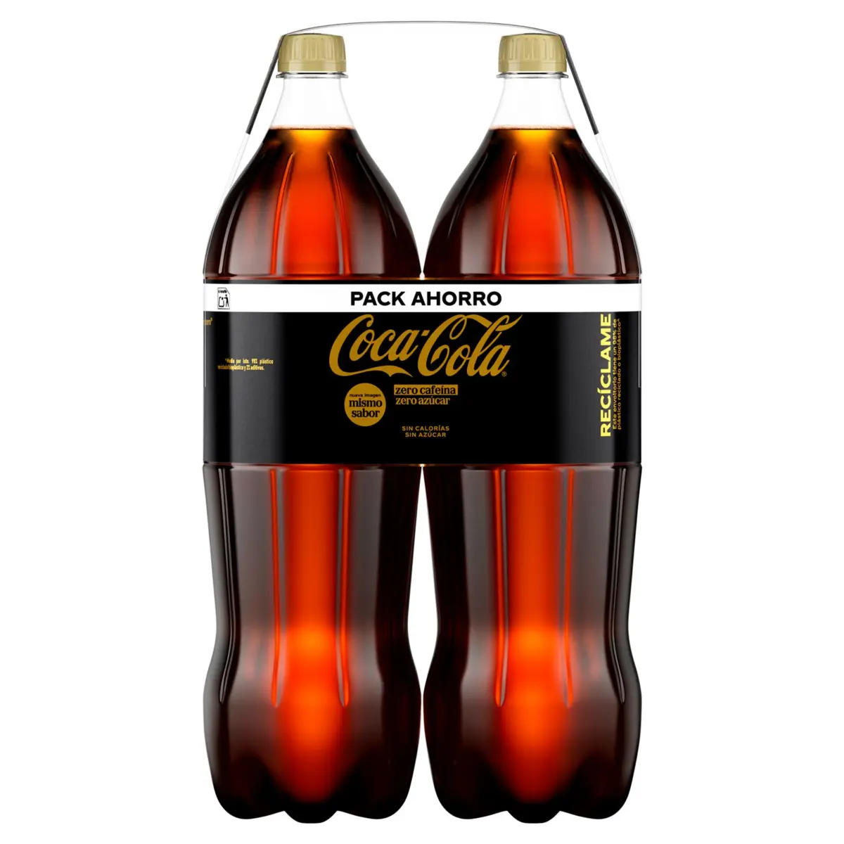 Cola-Erfrischungsgetränk Zero Zero, unteilbarer Doppelpack Coca-Cola