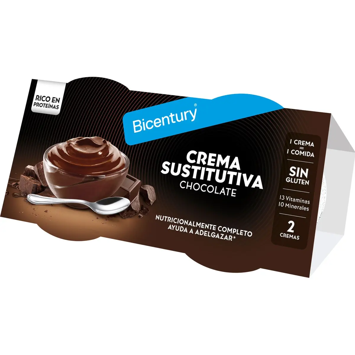 Crema Sustitutiva Chocolate Intenso Bicentury
