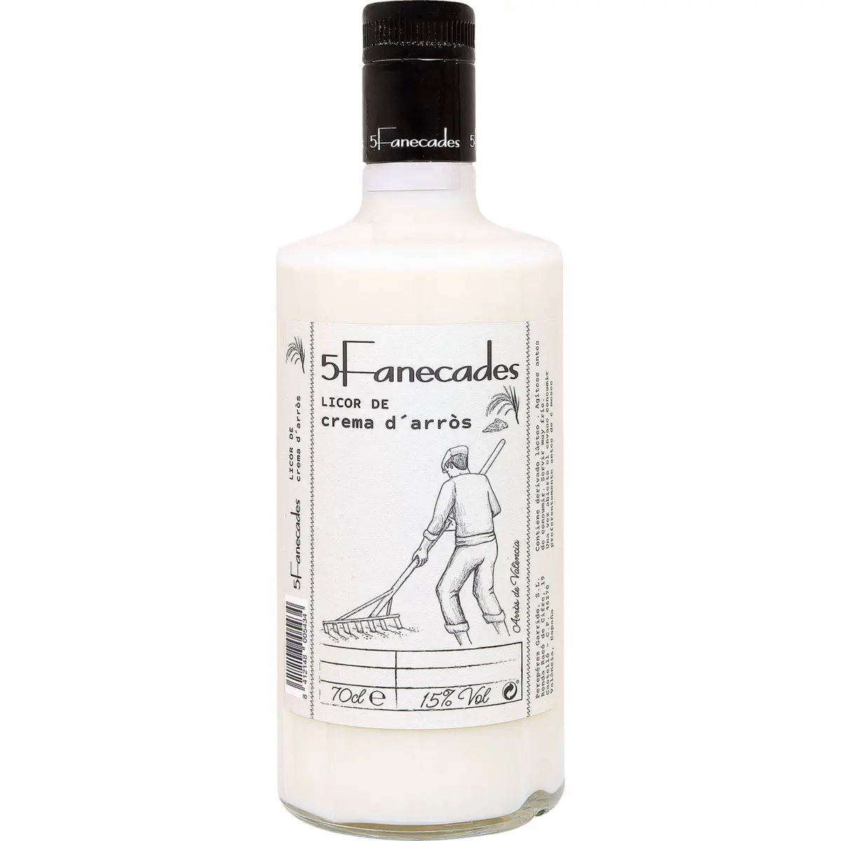 Licor de crema d'arròs 5Fanecades