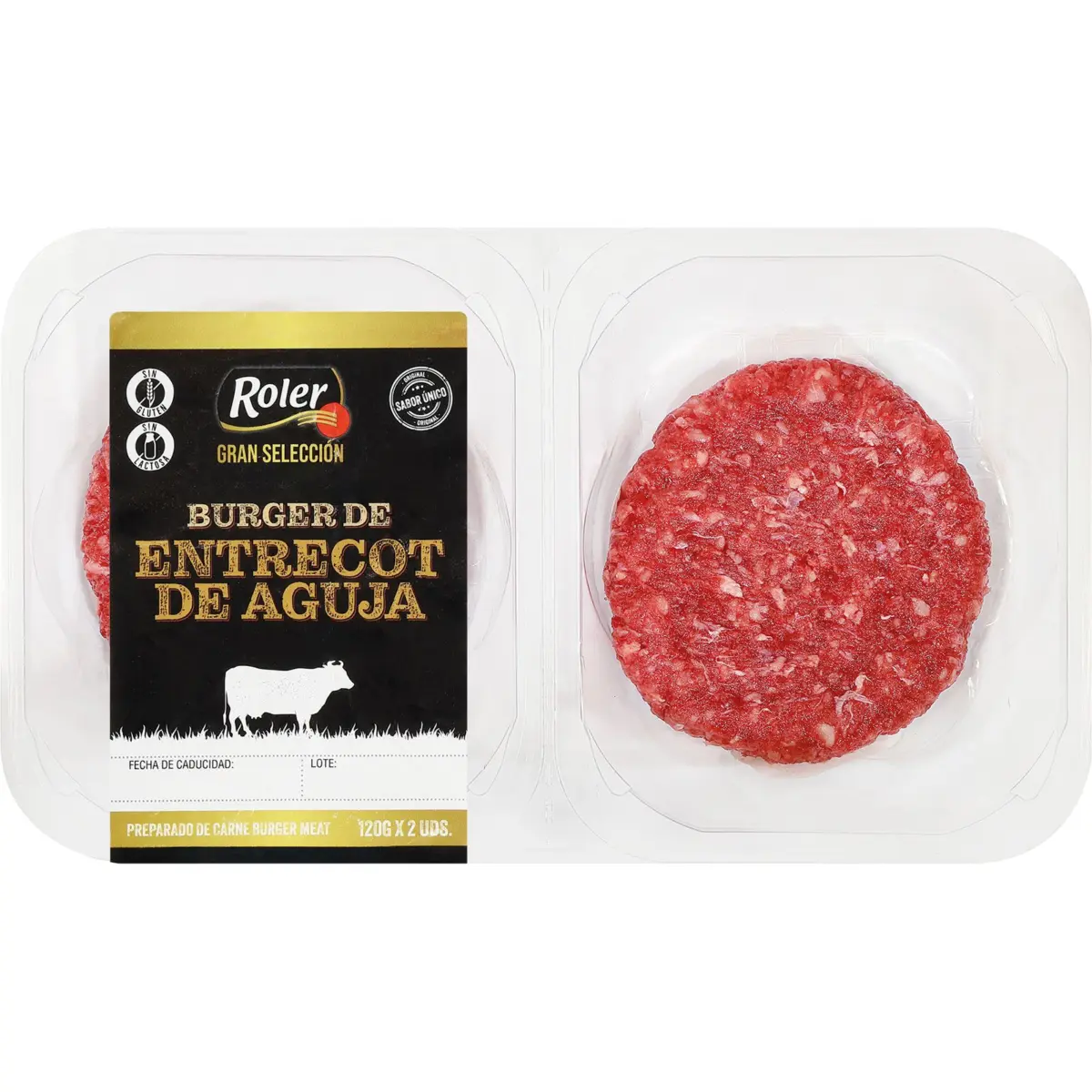 Burger Entrecot Aguja 2 Unidades Roler