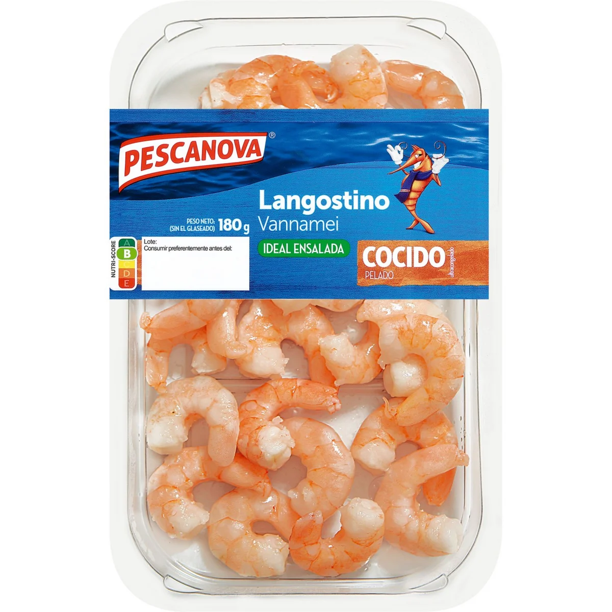 Cola de Langostino Pelada y Cocida Pescanova