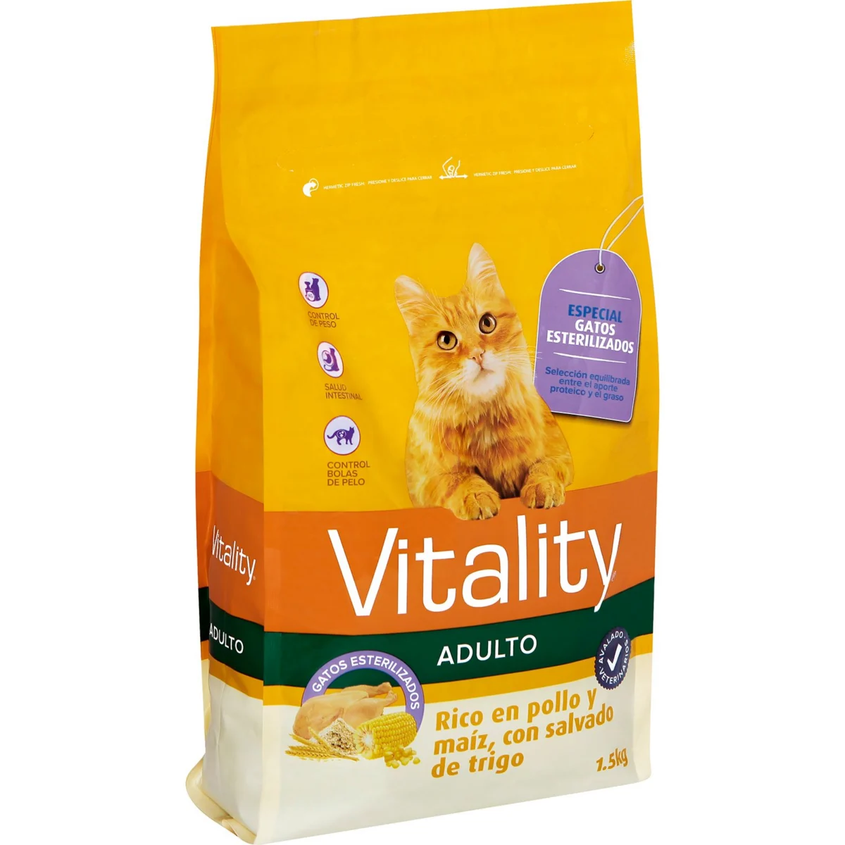 Comida Seca Gatos Esterilizados Vitality