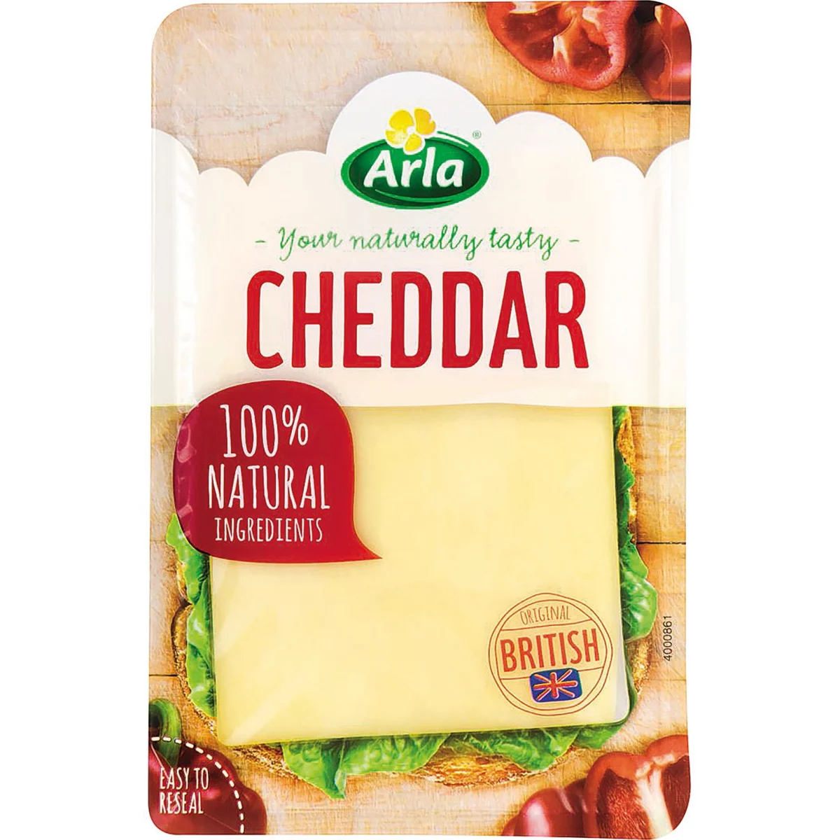 Fromage cheddar en tranches Arla
