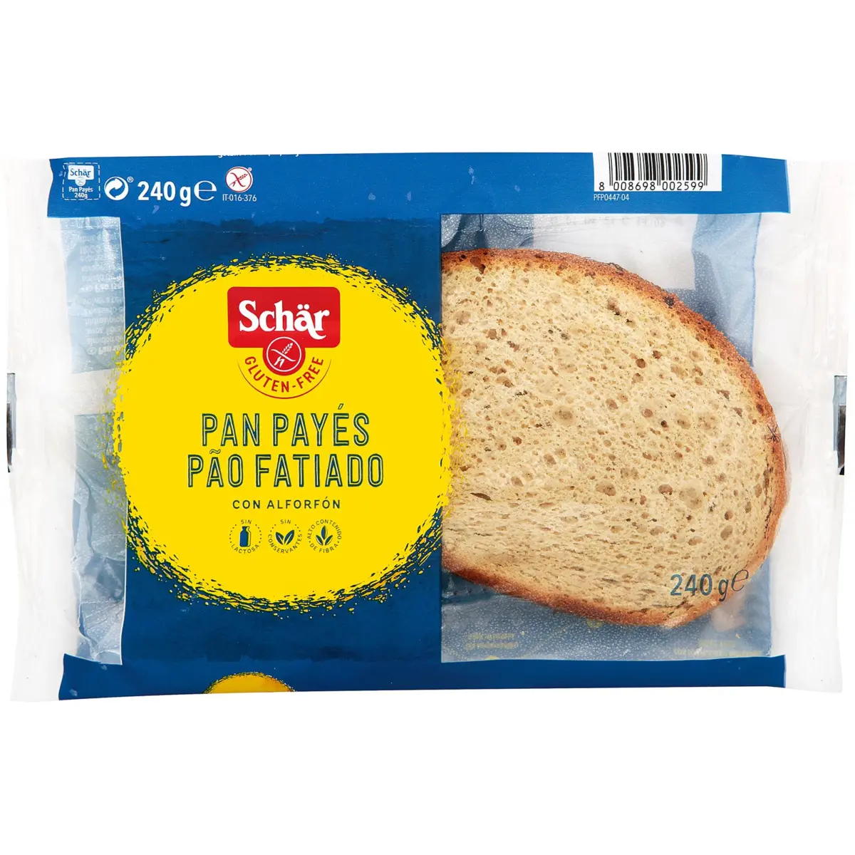 Pain de campagne sans gluten Schär