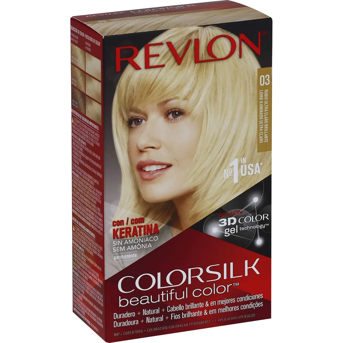 Haarfarbe Nr. 3 Ultrahellblond brillant Colorsilk