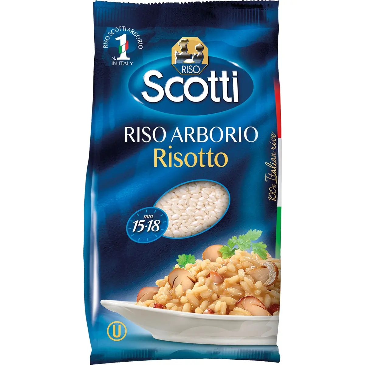 Arròs per a risotto Arborio Scotti