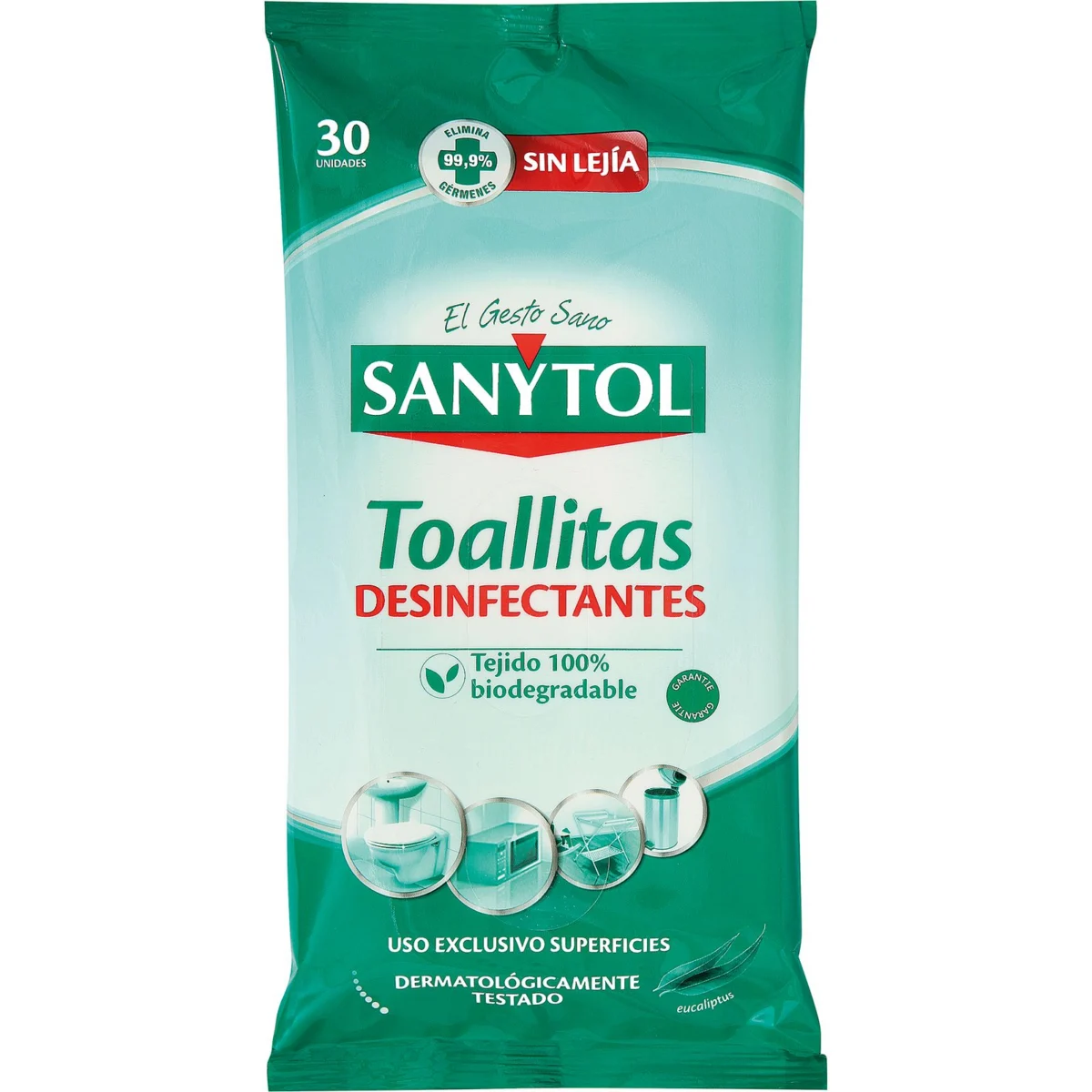 Lingettes désinfectantes multi-usages Sanytol