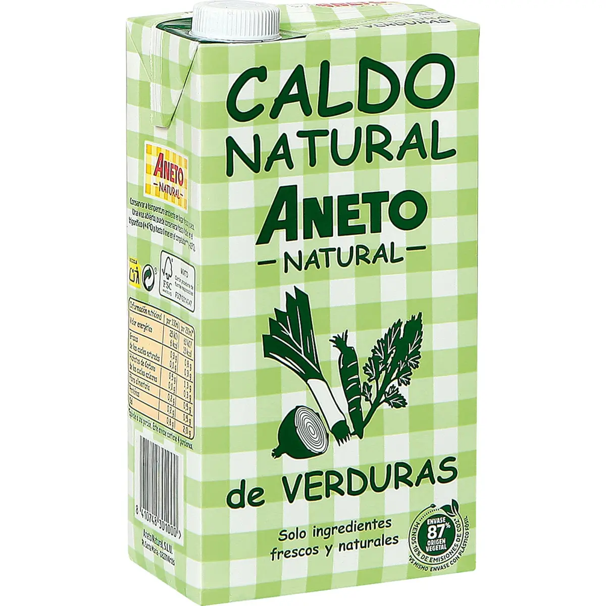 Brou natural de verdures en bric Aneto