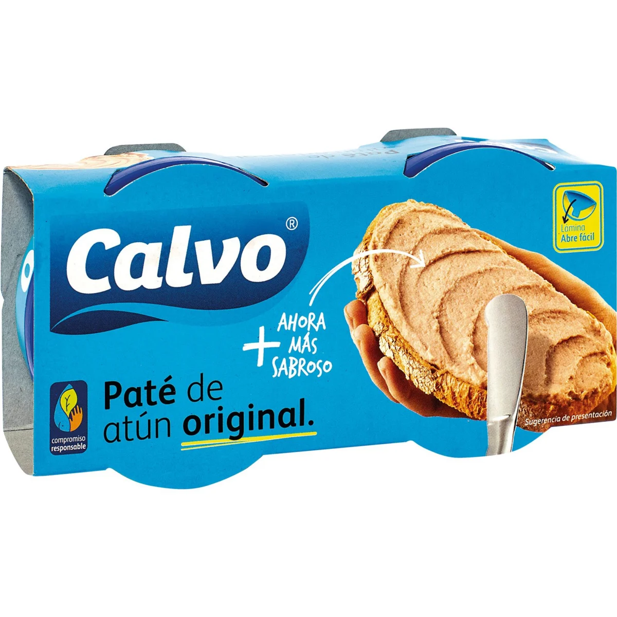 Pâté de thon, boîte, lot de 2 Calvo