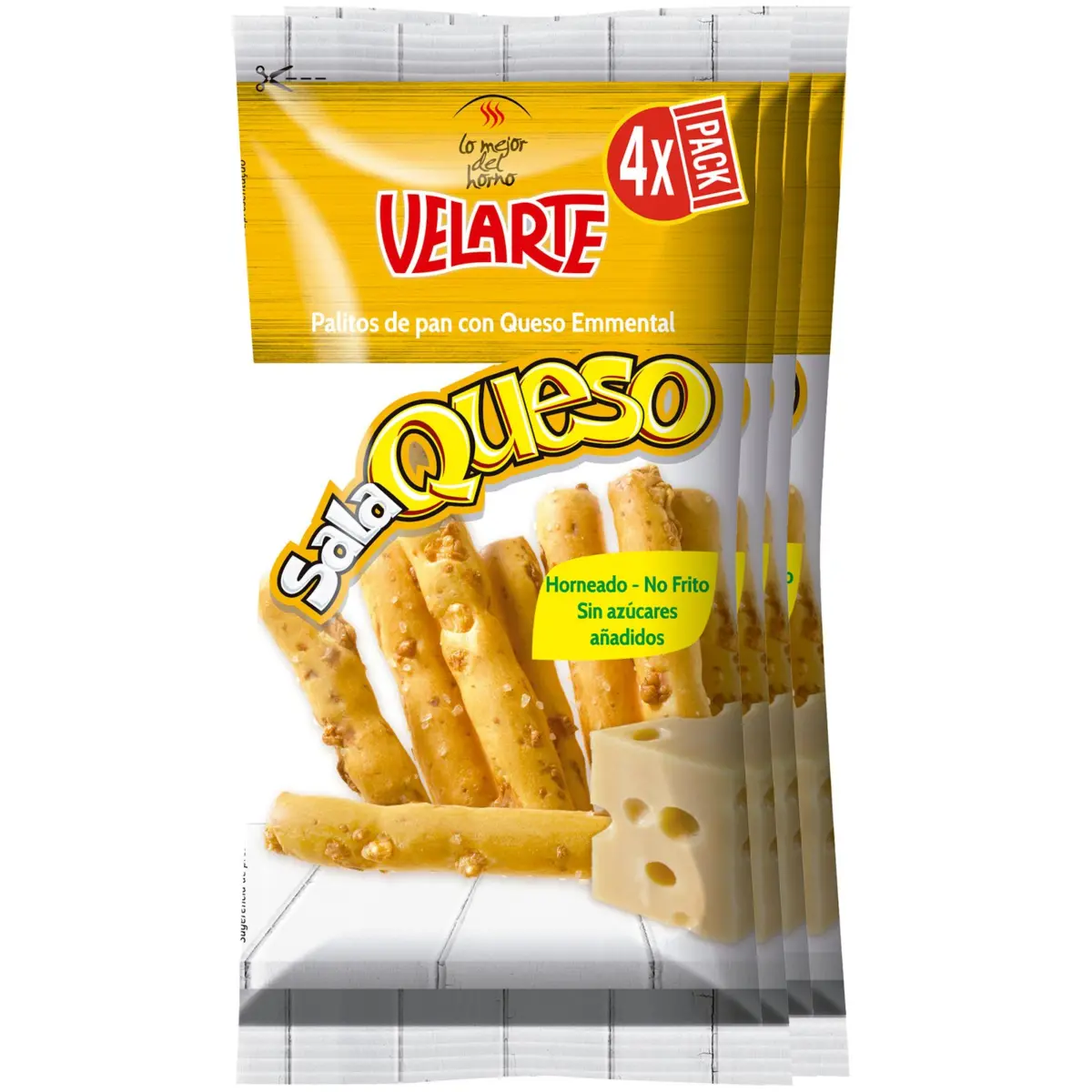Salaqueso, 4 paquets en bossa Velarte
