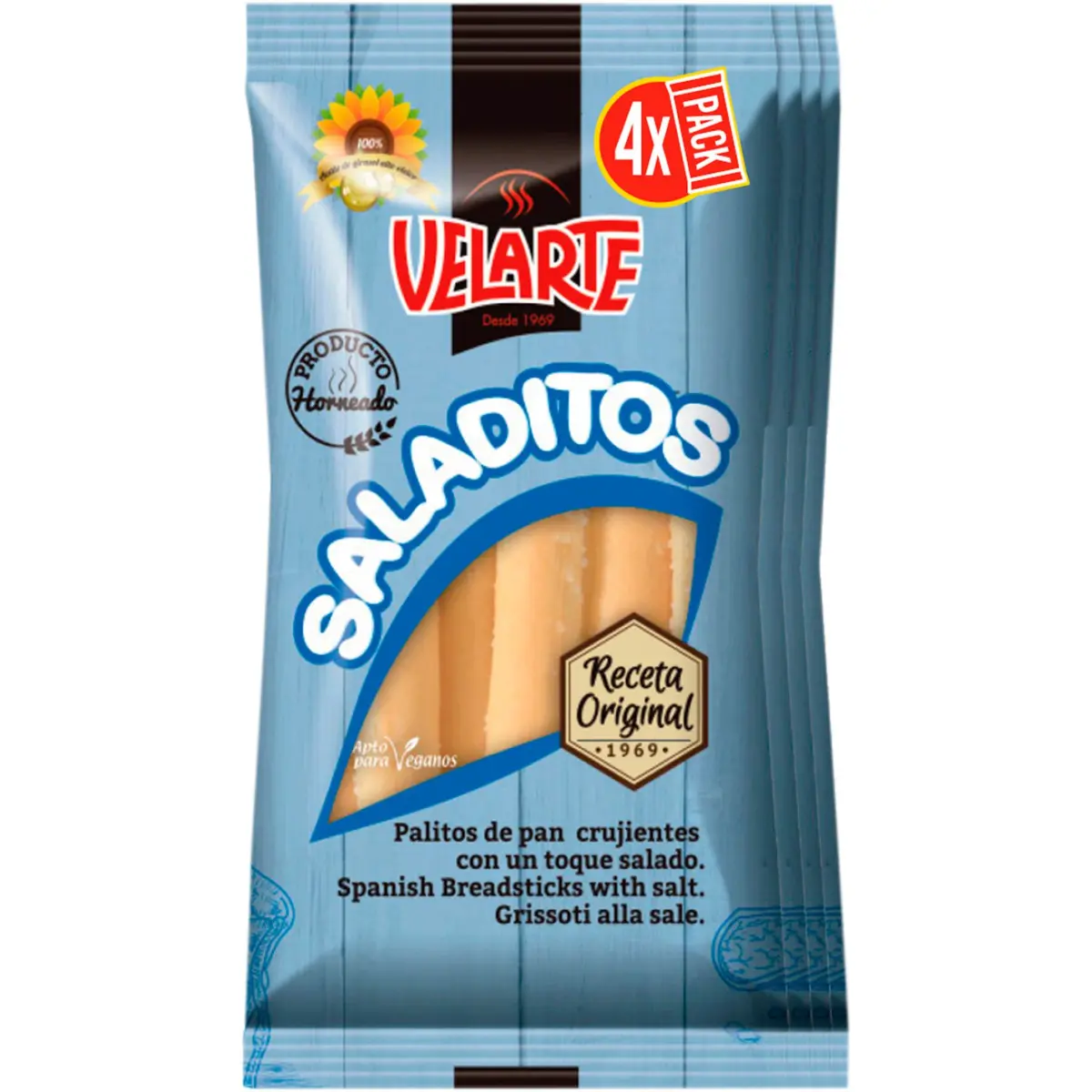 Saladets, bossa amb 4 paquets Velarte