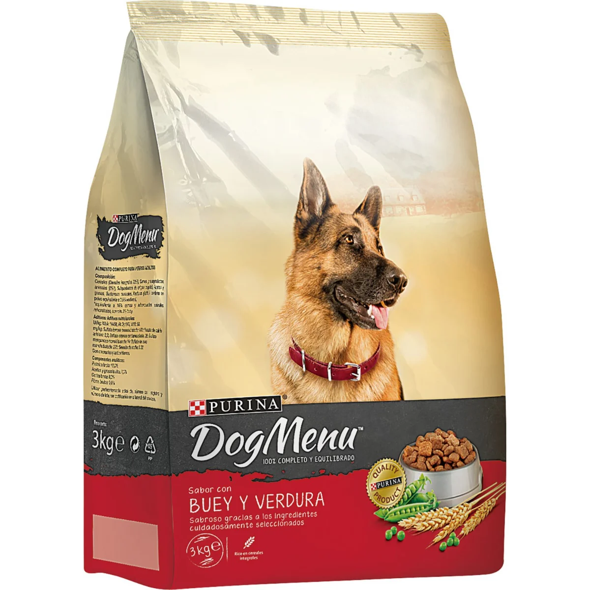Comida Seca Perro Buey y Verduras Dog Menú Dog Menu