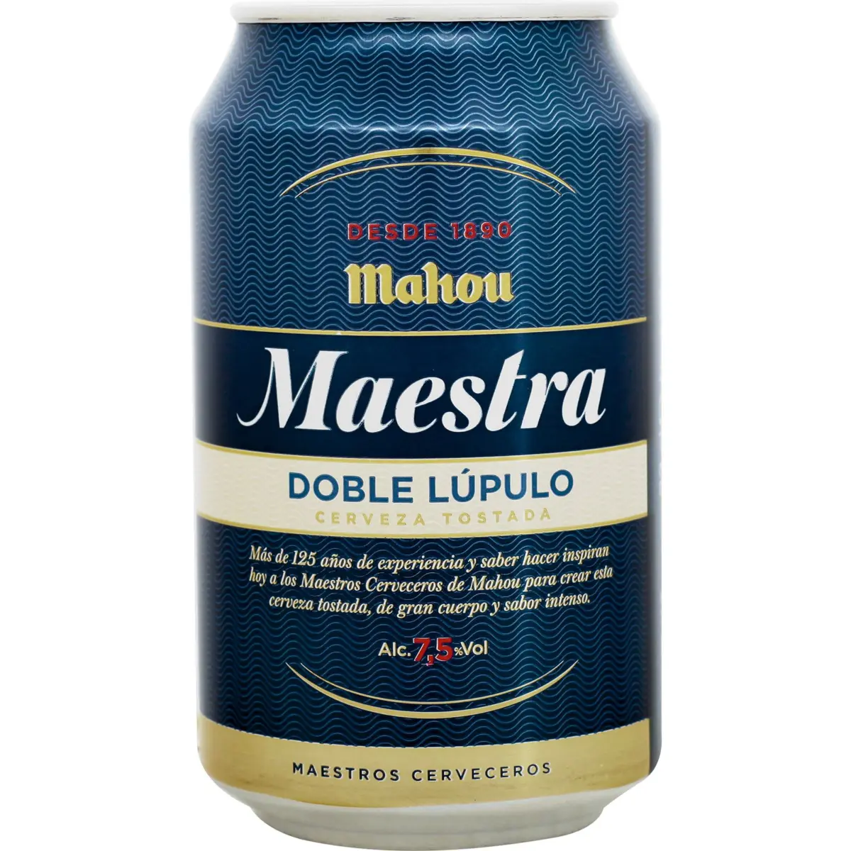 Cervesa torrada Maestra Mahou en llauna