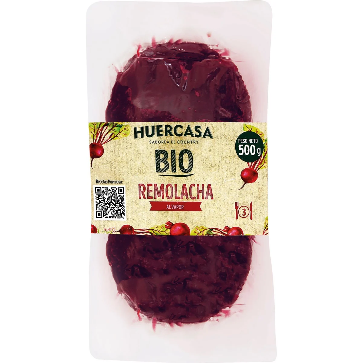Organic steamed beetroot