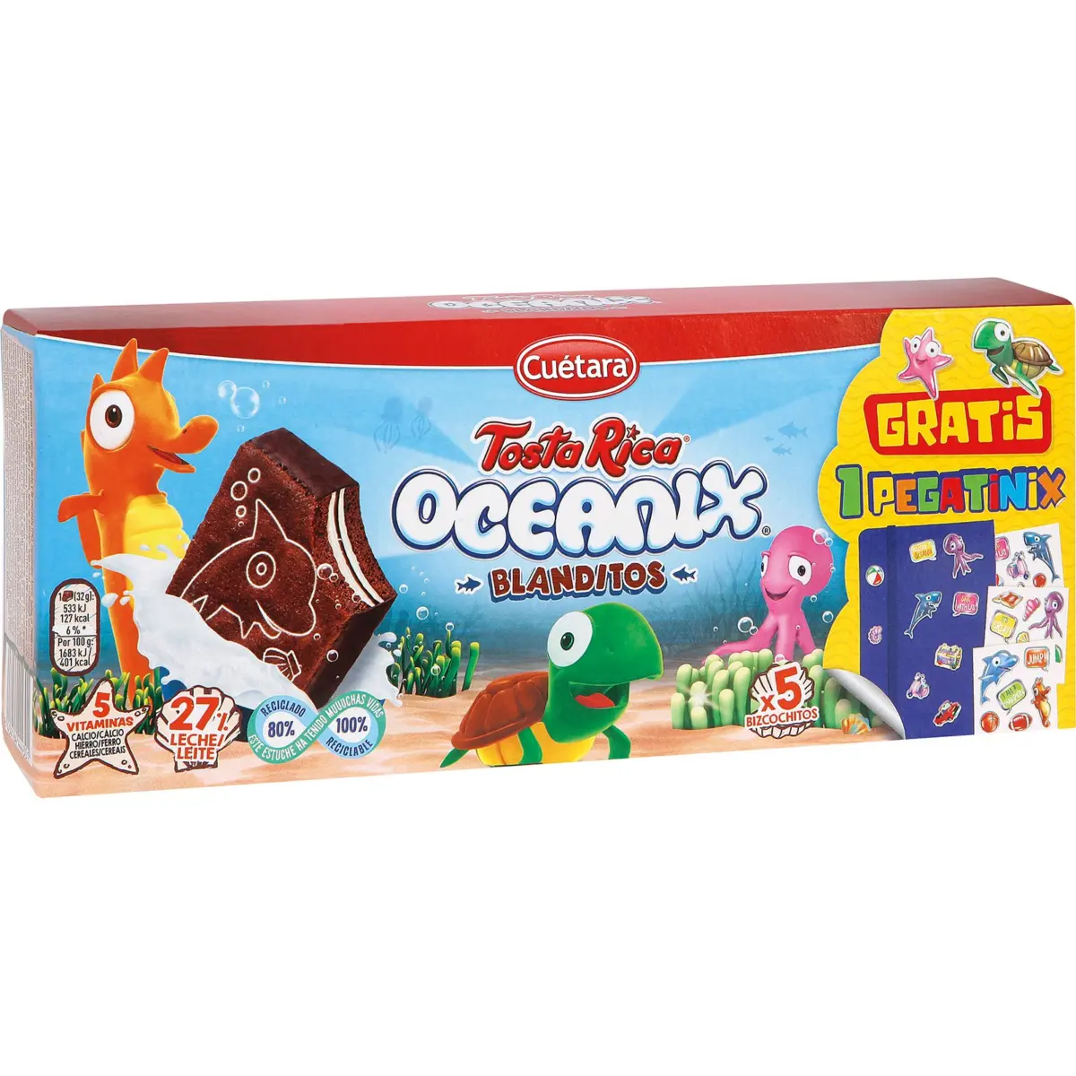 Gâteau moelleux Tosta Rica Oceanix Cuetara