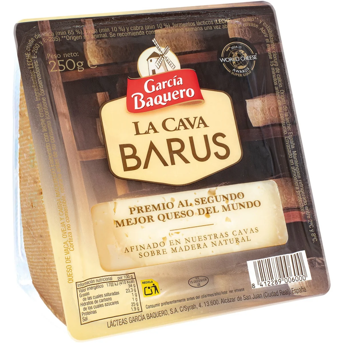 Queso de Cava Barus Cuña G.baquero