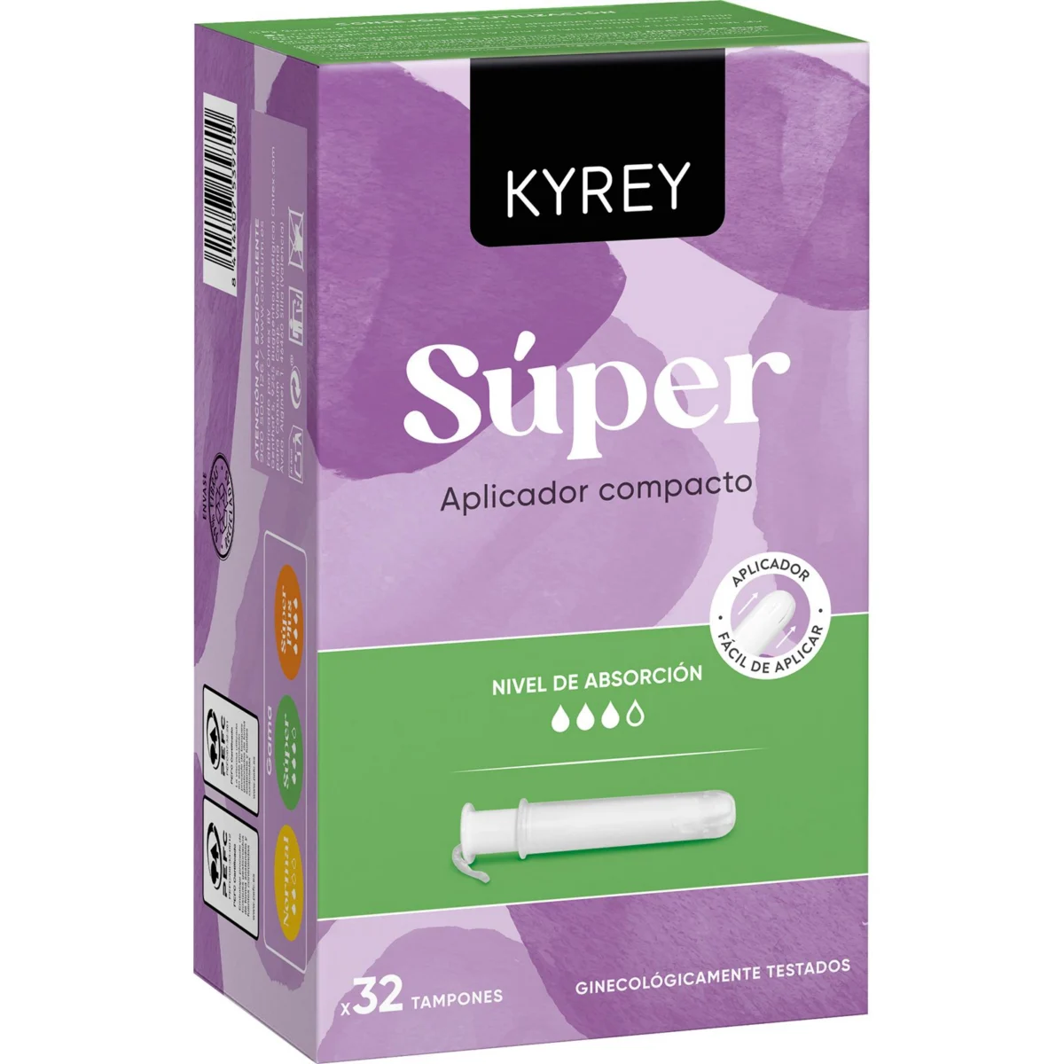 Tampon avec applicateur compact Super Kyrey
