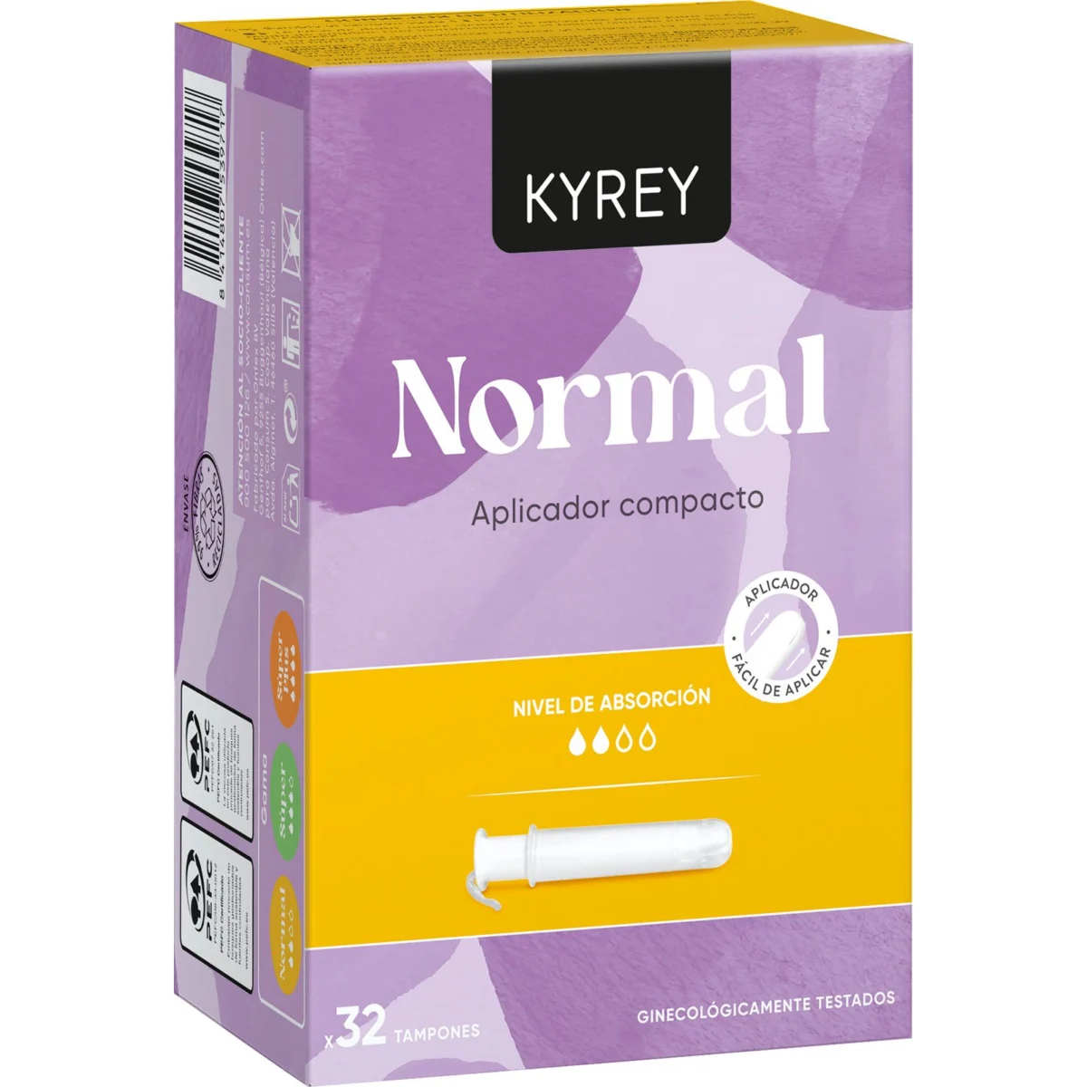 Tampon mit kompaktem Applikator Regular Kyrey